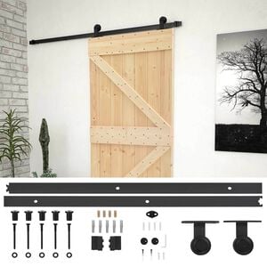 vidaXL &Sigma;&upsilon;&rho;ό&mu;&epsilon;&nu;&eta; &Pi;ό&rho;&tau;&alpha; &Phi;&upsilon;&sigma;&iota;&kappa;ό &kappa;&alpha;&iota; &Mu;&alpha;ύ&rho;&omicron; 90 x 210 cm &Mu;&alpha;&sigma;ί&phi; &Xi;ύ&lambda;&omicron; &Pi;&epsilon;ύ&kappa;&omicron;&upsilon;