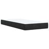 vidaXL Κρεβάτι Boxspring με Στρώμα Μαύρο 90x190 εκ. Βελούδινο