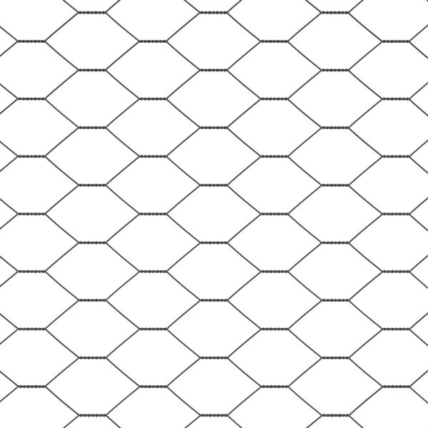 vidaXL Hexagon Fence Γκρι 1.4x10 μ Ατσάλι