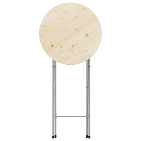 vidaXL Πόδια Τραπεζιού Μπαρ Πτυσσόμενα Ασημί 45x53x108εκ Γαλβ. Χάλυβας