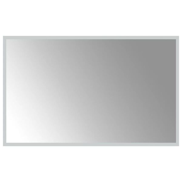 vidaXL Καθρέφτης Μπάνιου με LED 80x50 εκ.