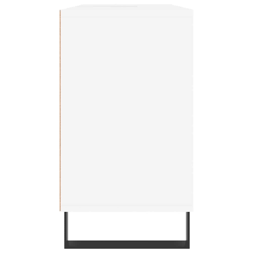 vidaXL Ντουλάπι Μπάνιου Λευκό 80 x 33 x 60 εκ. Επεξεργασμένο Ξύλο