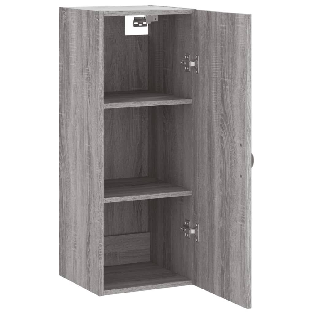 vidaXL Ντουλάπι Τοίχου Γκρι Sonoma 34,5 x 34 x 90 εκ.