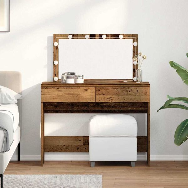 vidaXL Κομοδίνο Παλιό Ξύλο 100 x 40 x 120 εκ. Επεξεργασμένο ξύλο