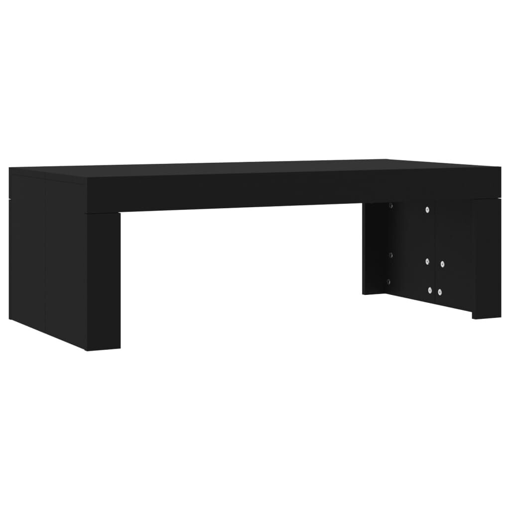 vidaXL Τραπεζάκι Σαλονιού Μαύρο 102 x 50 x 36 εκ. Επεξεργασμένο Ξύλο
