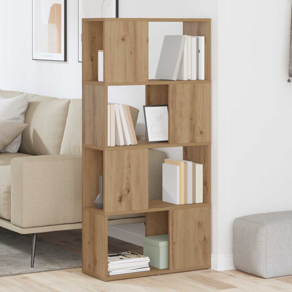 vidaXL Τραπέζι Τηλεόρασης Artisan Oak Επεξεργασμένο Ξύλο