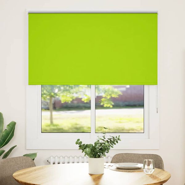 vidaXL Roller Blind Blackout &phi;ύ&lambda;&lambda;&alpha; &pi;&rho;ά&sigma;&iota;&nu;&alpha; 140x150 cm &Pi;&lambda;ά&tau;&omicron;&sigmaf; &upsilon;&phi;ά&sigma;&mu;&alpha;&tau;&omicron;&sigmaf;