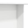 vidaXL Τραπεζαρία Λευκό 110 x 60 x 75 cm Επεξεργασμένο ξύλο