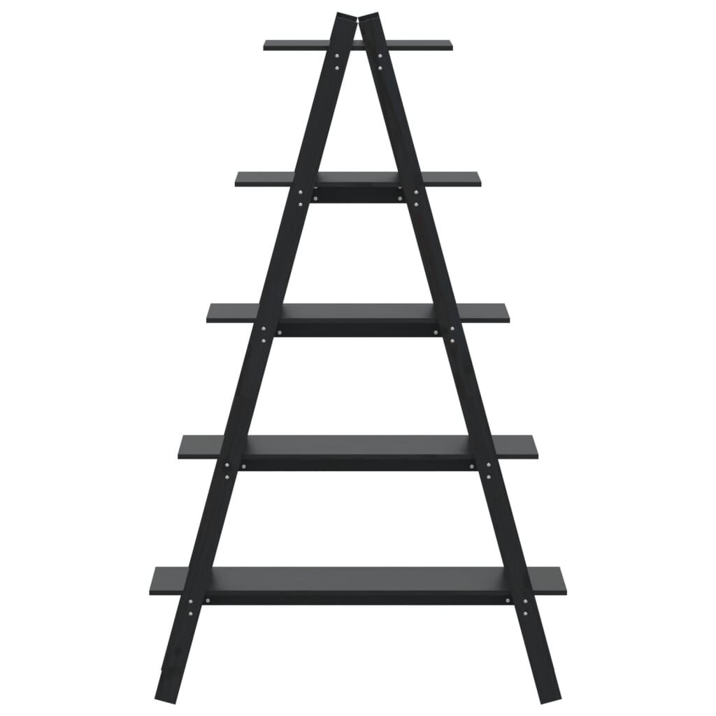 vidaXL Ραφιέρα 5 Επιπέδων Σχήμα Α 110x40x180,5 εκ. Μασίφ Ξύλο Πεύκου