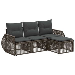 vidaXL &Sigma;&epsilon;&tau; &Kappa;&alpha;&nu;&alpha;&pi;έ &Kappa;ή&pi;&omicron;&upsilon; 4 pcs &Gamma;&kappa;&rho;&iota; &kappa;&alpha;&iota; &Sigma;&kappa;&omicron;ύ&rho;&omicron; &Gamma;&kappa;&rho;&iota; &sigma;&upsilon;&nu;&theta;&epsilon;&tau;&iota;&kappa;ό &rho;&alpha;&tau;ά&nu;