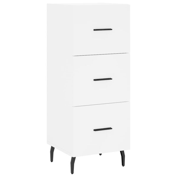 vidaXL Ντουλάπι Λευκό 34,5 x 34 x 180 εκ. από Επεξεργασμένο Ξύλο