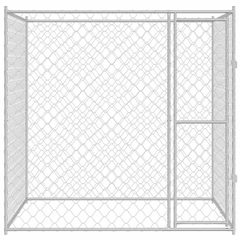vidaXL Κλουβί σκύλου 2 x 2 x 2 m Ατσάλι