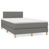 vidaXL &Kappa;&rho;&epsilon;&beta;ά&tau;&iota; Boxspring &mu;&epsilon; &Sigma;&tau;&rho;ώ&mu;&alpha; & LED &Sigma;&kappa;.&Gamma;&kappa;&rho;&iota; 120x190&epsilon;&kappa;. &Upsilon;&phi;&alpha;&sigma;&mu;ά&tau;&iota;&nu;&omicron;