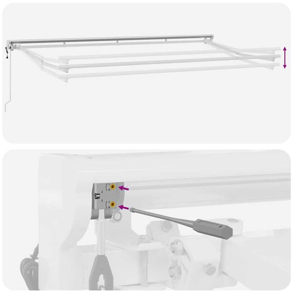 vidaXL Σκηνίτσα Αναδιπλούμενη Κρεμ 400x200 cm ύφασμα