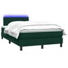 vidaXL &Kappa;&rho;&epsilon;&beta;ά&tau;&iota; Boxspring &mu;&epsilon; &Sigma;&tau;&rho;ώ&mu;&alpha; & LED &sigma;&kappa;&omicron;ύ&rho;&omicron; &pi;&rho;ά&sigma;&iota;&nu;&omicron; 120x220cm &Beta;&epsilon;&lambda;&omicron;ύ&delta;&iota;&nu;&omicron;