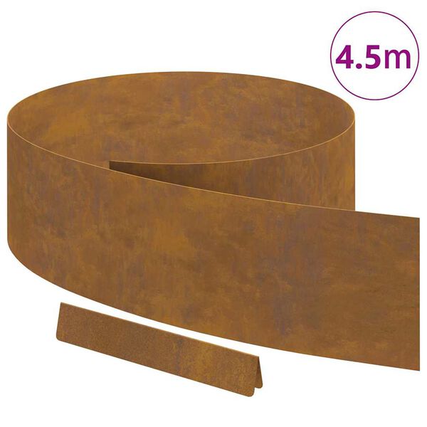 vidaXL &Pi;&epsilon;&rho;ί&gamma;&rho;&alpha;&mu;&mu;&alpha; &gamma;&kappa;&alpha;&zeta;ό&nu; &Sigma;&kappa; rusty 450 x 0.05 x 15 &epsilon;&kappa;