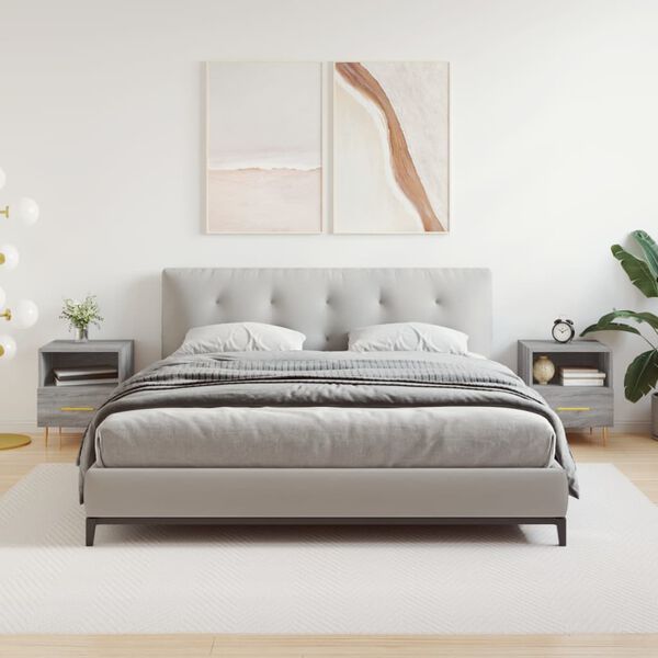 vidaXL &Kappa;&omicron;&mu;&omicron;&delta;ί&nu;&alpha; 2 &tau;&epsilon;&mu;. &Gamma;&kappa;&rho;&iota; Sonoma 40 x 35 x 47,5 &epsilon;&kappa;. &Epsilon;&pi;&epsilon;&xi;&epsilon;&rho;&gamma;. &Xi;ύ&lambda;&omicron;