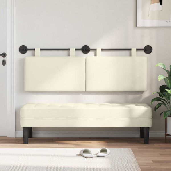 vidaXL &Kappa;&rho;&epsilon;&mu;&alpha;&sigma;&tau;ό &Kappa;&epsilon;&phi;&alpha;&lambda;ά&rho;&iota; &Kappa;&rho;&epsilon;&mu; 150 x 55 x 5 &epsilon;&kappa; &Upsilon;&phi;&alpha;&sigma;&mu;ά&tau;&iota;&nu;&omicron; &Kappa;&omicron;&rho;&nu;&tau;&omicron;&upsilon;&rho;ά