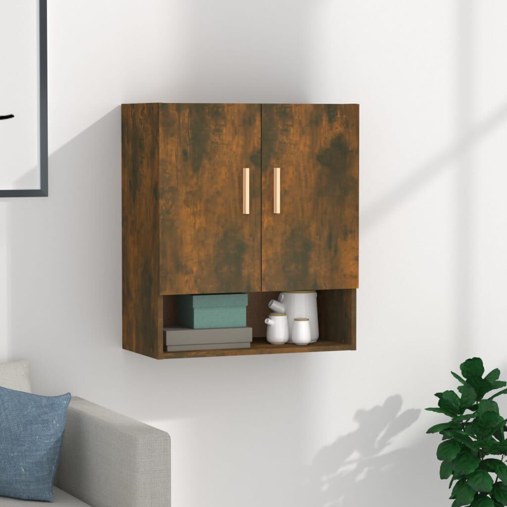 vidaXL Ντουλάπι Τοίχου Καπνιστή Δρυς 60x31x70 εκ. Επεξεργασμένο Ξύλο