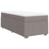 vidaXL &Kappa;&rho;&epsilon;&beta;ά&tau;&iota; Boxspring &mu;&epsilon; &Sigma;&tau;&rho;ώ&mu;&alpha; Taupe 90x200 &epsilon;&kappa;. &Upsilon;&phi;&alpha;&sigma;&mu;ά&tau;&iota;&nu;&omicron;