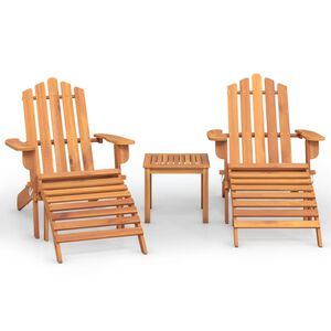 vidaXL &Sigma;&alpha;&lambda;ό&nu;&iota; &Kappa;ή&pi;&omicron;&upsilon; Adirondack &Sigma;&epsilon;&tau; 3 &Tau;&epsilon;&mu;&alpha;&chi;ί&omega;&nu; &alpha;&pi;ό &Mu;&alpha;&sigma;ί&phi; &Xi;ύ&lambda;&omicron; &Alpha;&kappa;&alpha;&kappa;ί&alpha;&sigmaf;