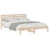 vidaXL Σκελετός Κρεβατιού Καφέ 160 x 220 cm Μασίφ ξύλο πεύκου