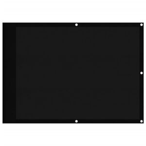 vidaXL Διαχωριστικό Βεράντας Μαύρο 75x1000εκ 100% Πολ. Ύφασμα Oxford