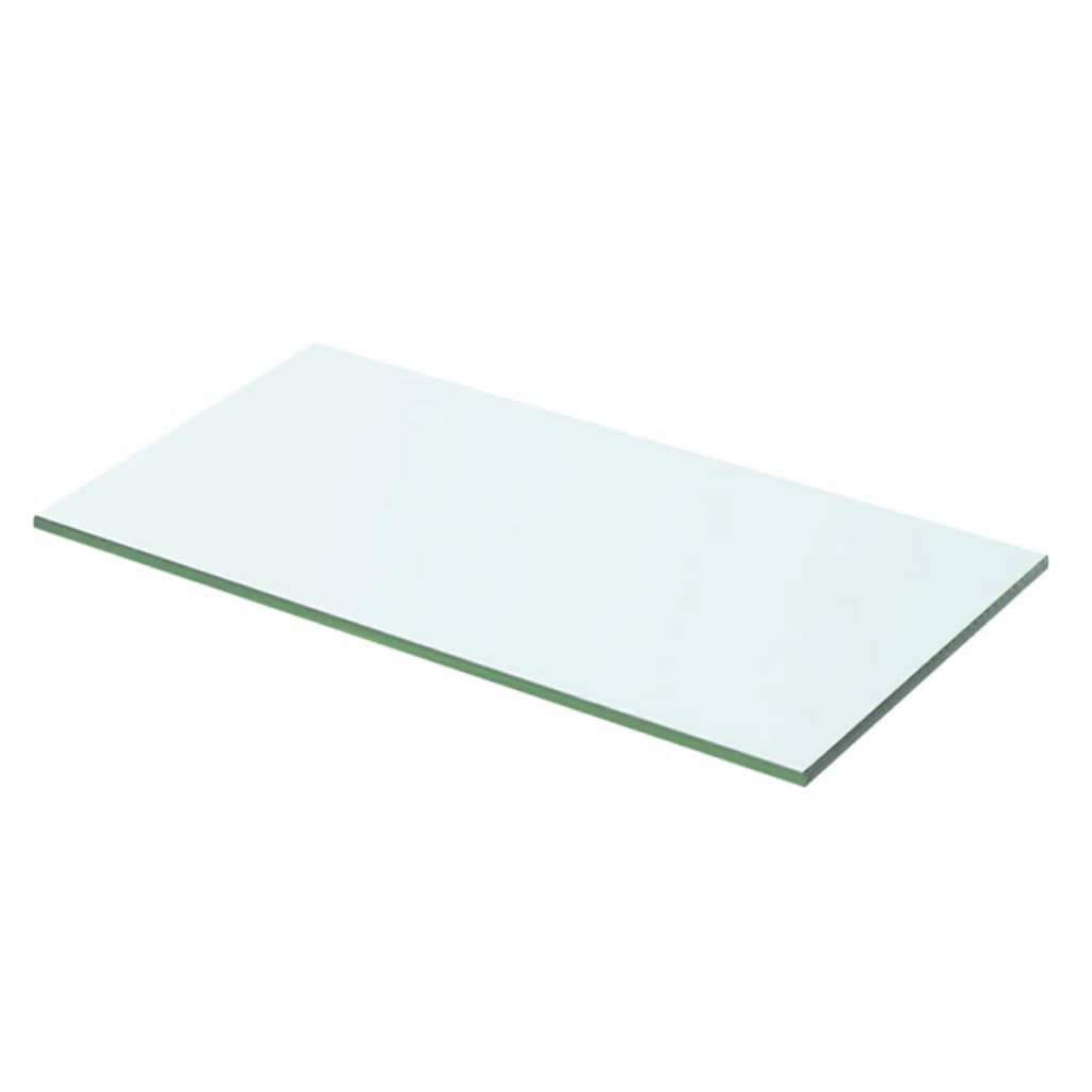 vidaXL Ράφια Πάνελ 2 τεμ. Διάφανα 50 x 20 εκ. Γυάλινα