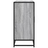 vidaXL Sideboard Grey Sonoma 134x35x76 cm Ξύλινο μηχανουργικό ξύλο