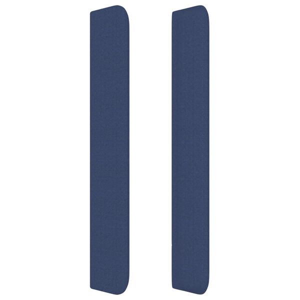 vidaXL Κεφαλάρι με Πτερύγια Μπλε 203x16x118/128 εκ. Υφασμάτινο