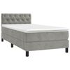 vidaXL &Kappa;&rho;&epsilon;&beta;ά&tau;&iota; Boxspring &mu;&epsilon; &Sigma;&tau;&rho;ώ&mu;&alpha; &Alpha;&nu;&omicron;&iota;&chi;&tau;ό &Gamma;&kappa;&rho;&iota; 80x200 &epsilon;&kappa;. &Beta;&epsilon;&lambda;&omicron;ύ&delta;&iota;&nu;&omicron;