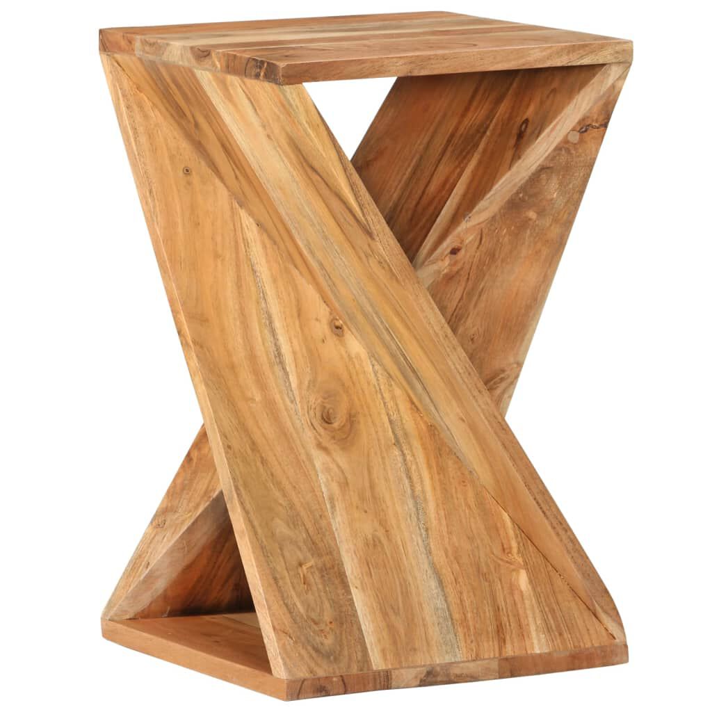 vidaXL Τραπεζάκι Βοηθητικό 35 x 35 x 55εκ. από Μασίφ Ξύλο Ακακίας