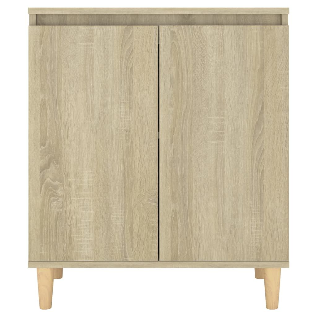 vidaXL Μπουφές Sonoma Δρυς 60x35x70εκ. από Επεξ. Ξύλο με Ξύλινα Πόδια