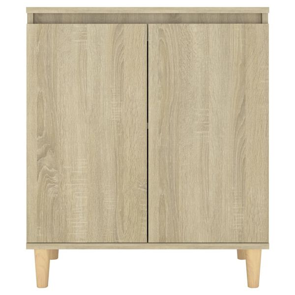 vidaXL Μπουφές Sonoma Δρυς 60x35x70εκ. από Επεξ. Ξύλο με Ξύλινα Πόδια