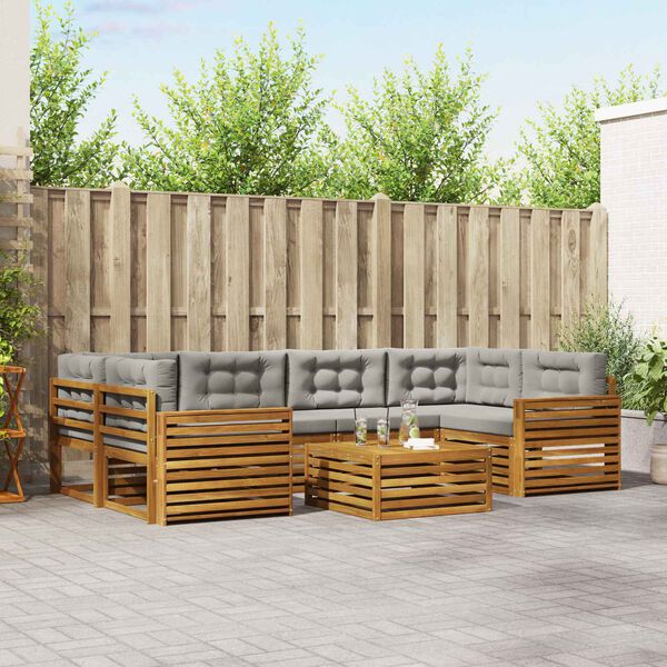 vidaXL &Sigma;&epsilon;&iota;&rho;ά &Kappa;&alpha;&nu;&alpha;&pi;έ &Epsilon;&xi;&omega;&tau;&epsilon;&rho;&iota;&kappa;&omicron;ύ 7 pcs &Phi;&upsilon;&sigma;&iota;&kappa;ό &kappa;&alpha;&iota; &Alpha;&nu;&omicron;&iota;&chi;&tau;ό &Gamma;&kappa;&rho;&iota;