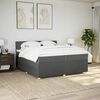 vidaXL &Kappa;&rho;&epsilon;&beta;ά&tau;&iota; Boxspring &mu;&epsilon; &Sigma;&tau;&rho;ώ&mu;&alpha; &Sigma;&kappa;&omicron;ύ&rho;&omicron; &Gamma;&kappa;&rho;&iota; 200x200 &epsilon;&kappa;. &Upsilon;&phi;&alpha;&sigma;&mu;ά&tau;&iota;&nu;&omicron;