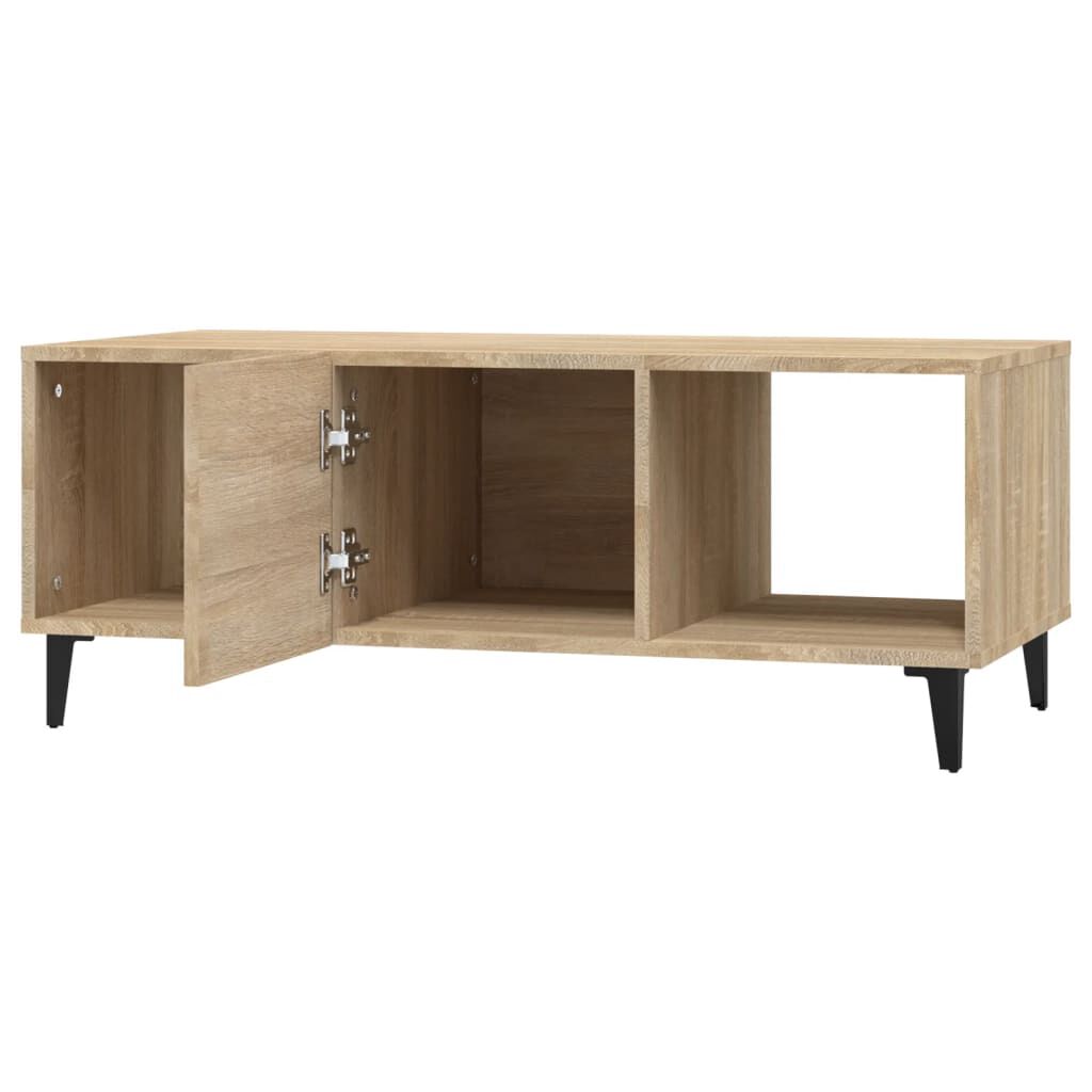 vidaXL Τραπεζάκι Σαλονιού Sonoma Δρυς 102x50x40 εκ. Επεξεργασμένο Ξύλο