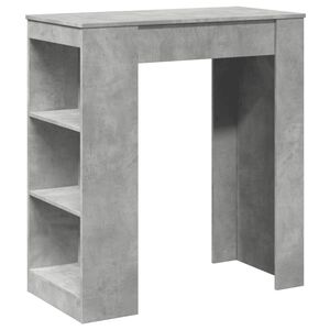 vidaXL &Tau;&rho;&alpha;&pi;έ&zeta;&iota; &Mu;&pi;&alpha;&rho; &mu;&epsilon; &Rho;ά&phi;&iota;&alpha; &Gamma;&kappa;&rho;&iota; &Sigma;&kappa;&upsilon;&rho;. 95x47x103,5 &epsilon;&kappa; &Epsilon;&pi;&epsilon;&xi;&epsilon;&rho;&gamma;. &Xi;ύ&lambda;&omicron;