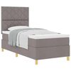 vidaXL &Kappa;&rho;&epsilon;&beta;ά&tau;&iota; &mu;&epsilon; &epsilon;&lambda;&alpha;&tau;ή&rho;&iota;&alpha; &mu;&epsilon; &sigma;&tau;&rho;ώ&mu;&alpha; Taupe 90 x 190 cm ύ&phi;&alpha;&sigma;&mu;&alpha;
