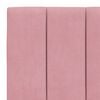 vidaXL Πλαίσιο Κρεβατιού Χωρίς Στρώμα Hanko Ροζ 80x200 εκ. Βελούδινο