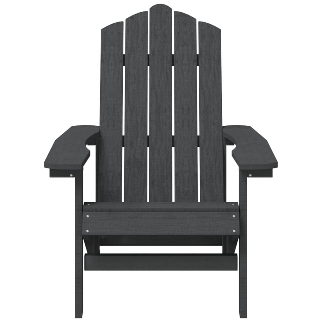 vidaXL Καρέκλα Κήπου Adirondack Ανθρακί από HDPE