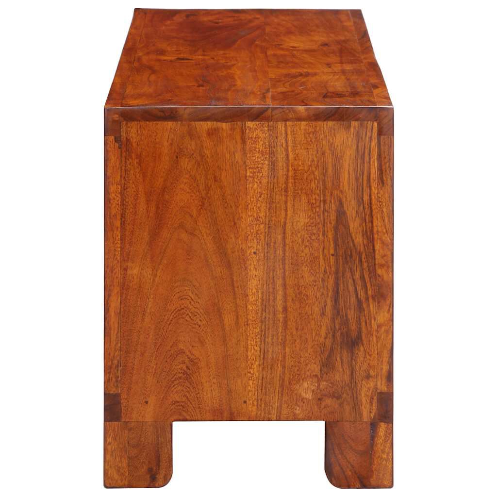 vidaXL Ντουλάπι τηλεόρασης πολύχρωμο 110x30x40 μασίφ ξύλο ακακίας