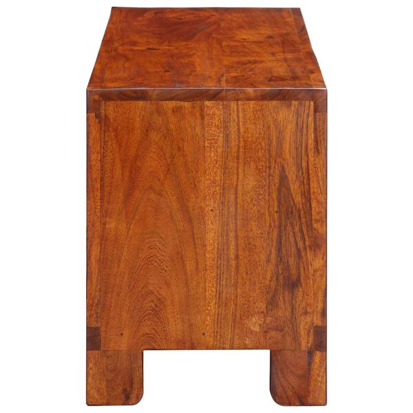 vidaXL Ντουλάπι τηλεόρασης πολύχρωμο 110x30x40 μασίφ ξύλο ακακίας