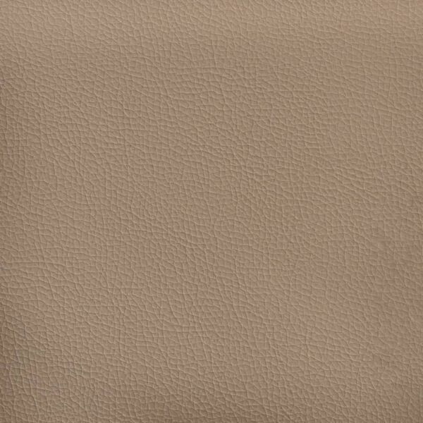 vidaXL Κρεβάτι Boxspring με Στρώμα Καπουτσίνο 120x190εκ.από Συνθ.Δέρμα