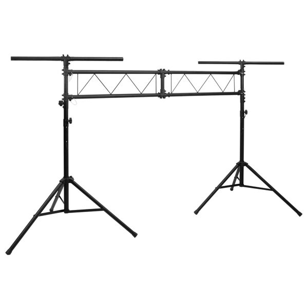 vidaXL Βάση Φωτισμού Μαύρη 338 x 115 x (180-300) εκ. Ατσάλινη