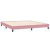 vidaXL &Kappa;&rho;&epsilon;&beta;ά&tau;&iota; Boxspring &mu;&epsilon; &Sigma;&tau;&rho;ώ&mu;&alpha; &Rho;&omicron;&zeta; 180x210 &epsilon;&kappa;. &Beta;&epsilon;&lambda;&omicron;ύ&delta;&iota;&nu;&omicron;