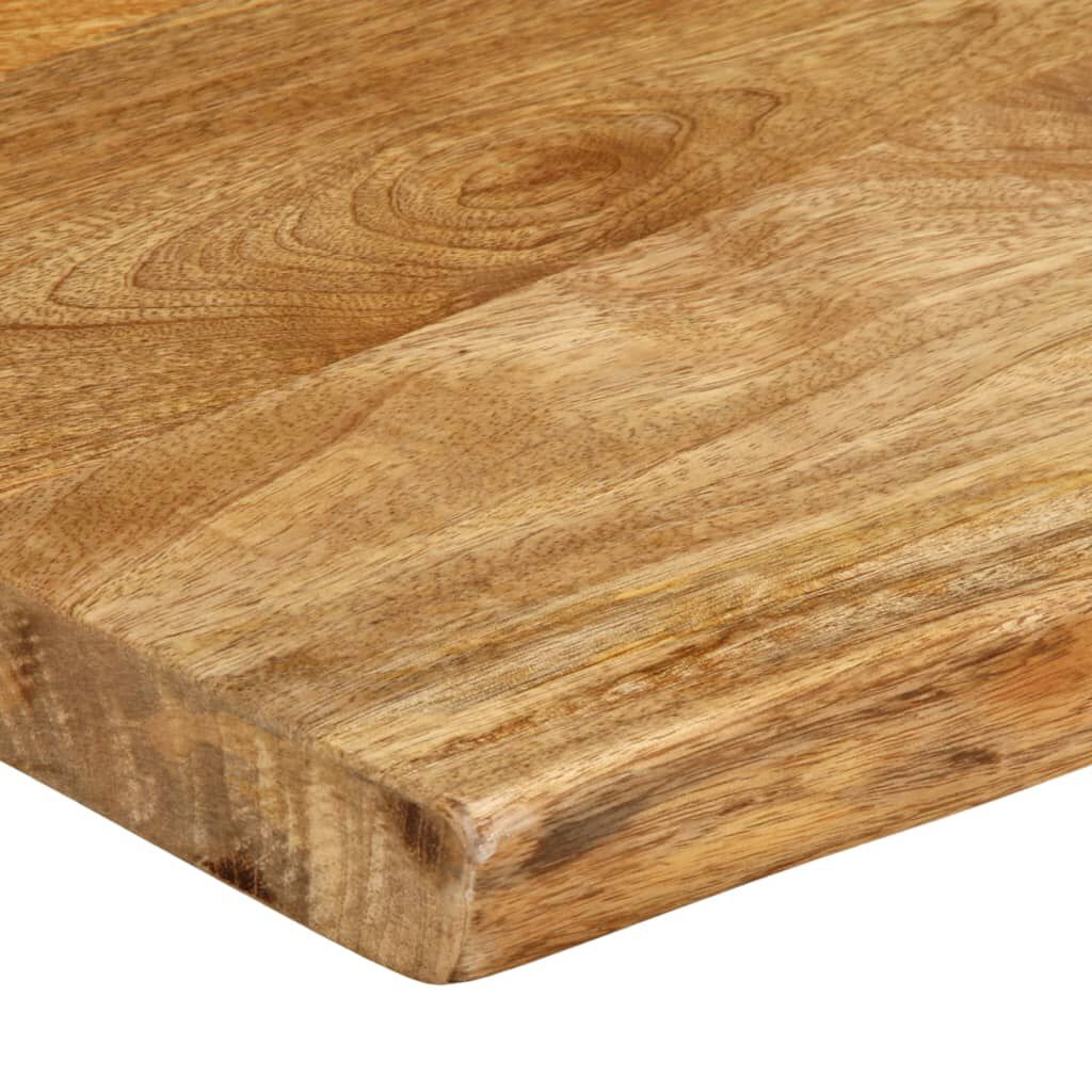vidaXL Επιφάνεια Τραπεζιού 50x40x2,5 εκ. Live Edge Μασίφ Ξύλο Μάνγκο