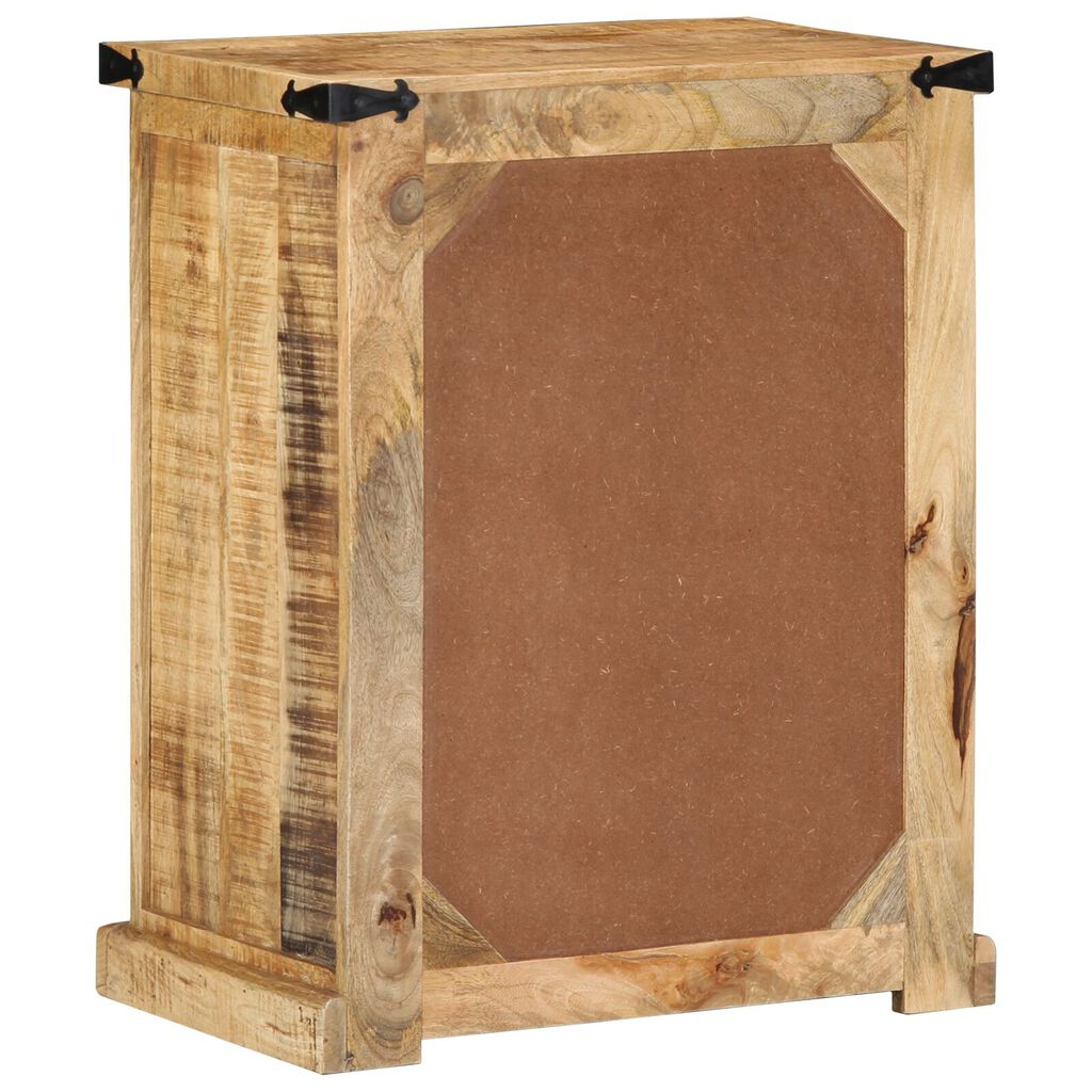 vidaXL Μπουφές 55x35x70 cm Μασίφ Ξύλο Ακατέργαστο Μάνγκο