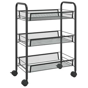 vidaXL &Tau;&rho;ό&lambda;&epsilon;ϊ &Kappa;&omicron;&upsilon;&zeta;ί&nu;&alpha;&sigmaf; 3 &Epsilon;&pi;&iota;&pi;έ&delta;&omega;&nu; &Mu;&alpha;ύ&rho;&omicron; 46 x 26 x 64 &epsilon;&kappa;. &Sigma;&iota;&delta;&epsilon;&rho;έ&nu;&iota;&omicron;