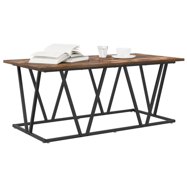 vidaXL Τραπεζάκι σαλονιού Καπνιστή δρυς 100 x 50 x 40 cm